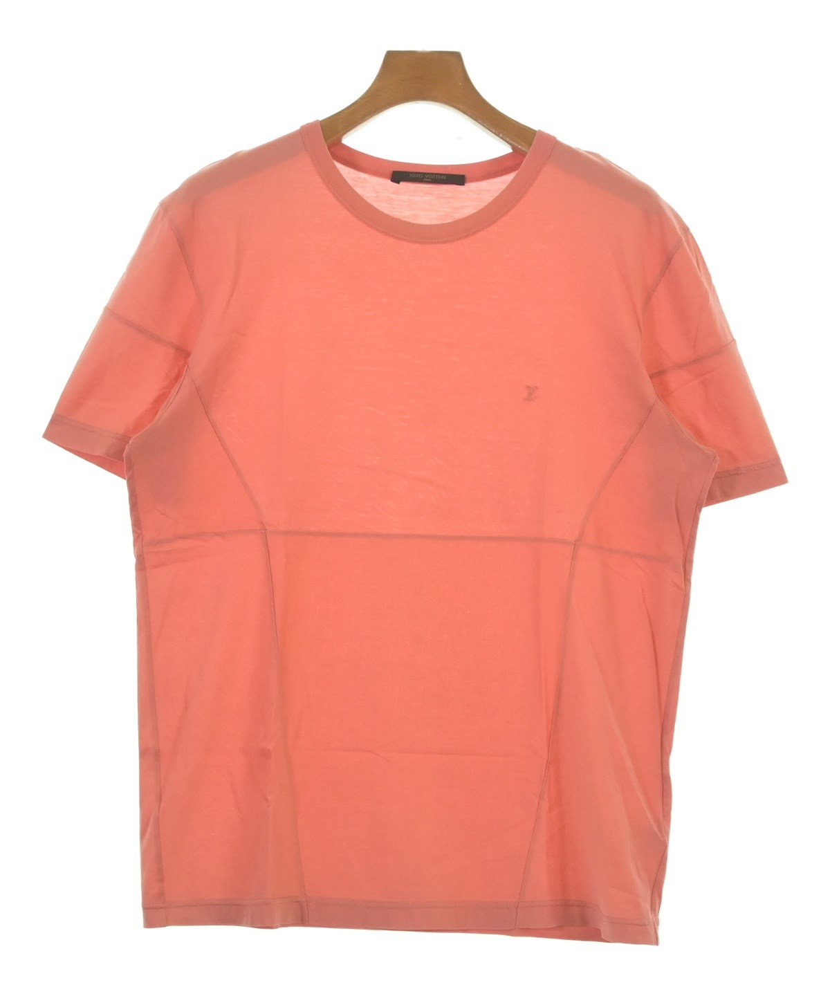 Louis Vuitton ピンク Tシャツ　百貨店購入 中古・古着通販】LOUIS VUITTON (ルイ ヴィトン) ロゴヘンリーネックT