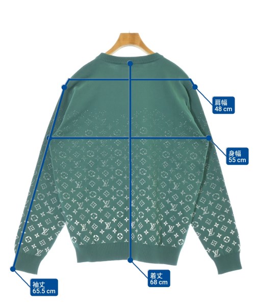 LOUIS VUITTON（ルイヴィトン）ニット・セーター 緑 サイズ:L メンズ/2200632272044
