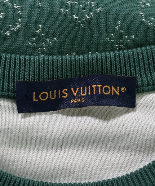 LOUIS VUITTON（ルイヴィトン）ニット・セーター 緑 サイズ:L メンズ