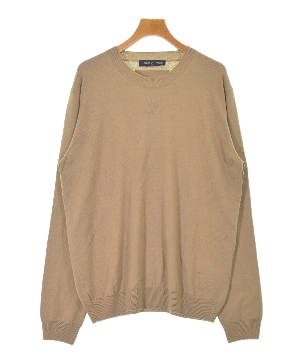 〔最終値下げ〕Louis Vuitton 薄赤ベージュ Vネック セーター 最終値下げ〕Louis Vuitton 薄赤ベージュ Vネック セーター Louis