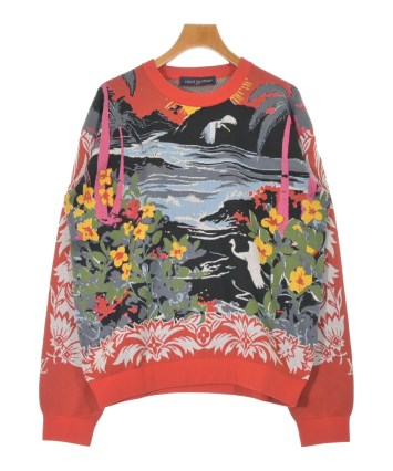 LOUIS VUITTON（ルイヴィトン）ニット・セーター 赤 サイズ:XL メンズ