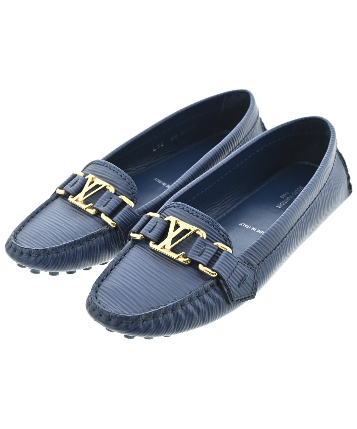 LOUIS VUITTON（ルイヴィトン）ドレスシューズ/ローファー 紺 サイズ
