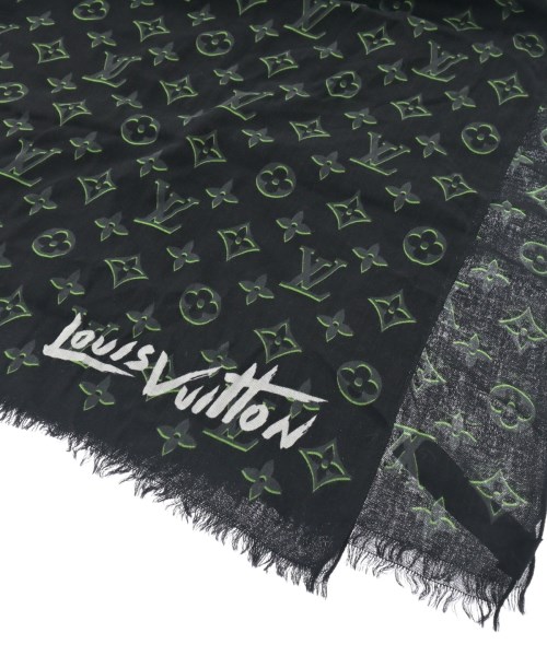 LOUIS VUITTON（ルイヴィトン）ストール 黒 サイズ:- レディース/2200610185021