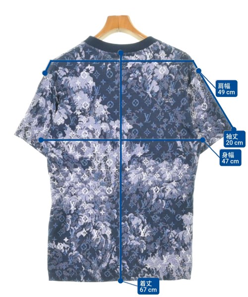LOUIS VUITTON（ルイヴィトン）Tシャツ・カットソー 紺 サイズ:XS メンズ/2200611933034