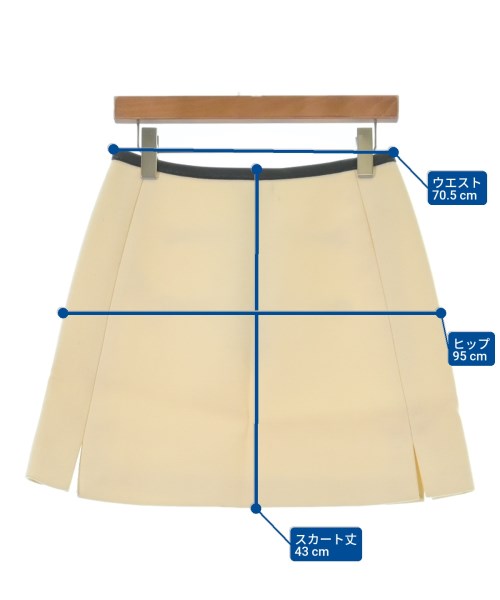LOUIS VUITTON（ルイヴィトン）ミニスカート 白 サイズ:38(M位) レディース/2200617242086