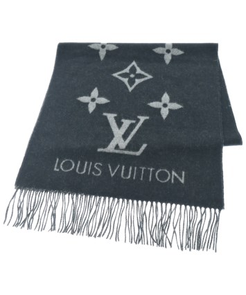 Louis Vuitton マフラー 黒 LOUIS VUITTON（ルイヴィトン）マフラー 黒 サイズ:- レディース