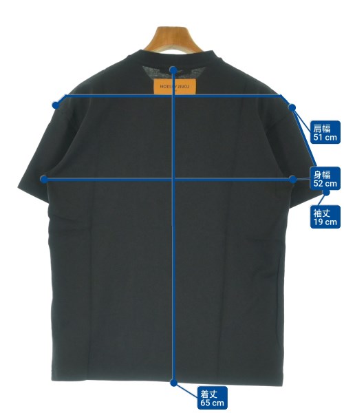 LOUIS VUITTON（ルイヴィトン）Tシャツ・カットソー 黒 サイズ:XS メンズ/2200621002027