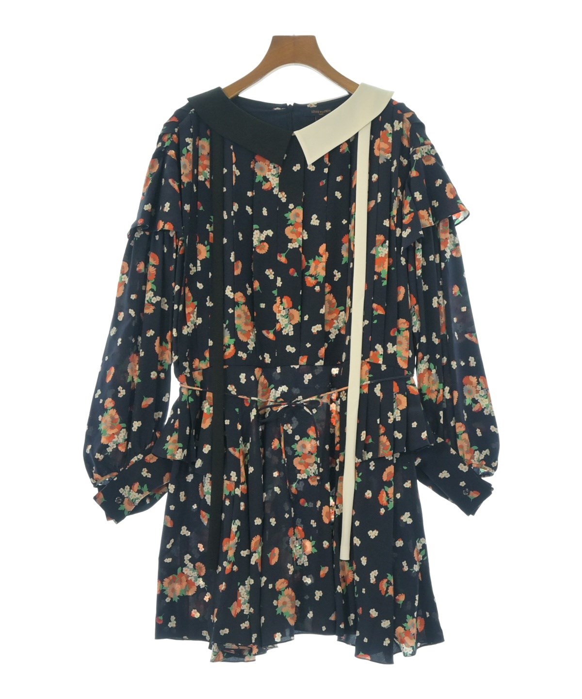 LOUIS VUITTON（ルイヴィトン）ワンピース 紺 サイズ:34(XXS位