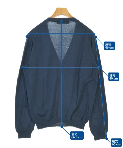 LOUIS VUITTON（ルイヴィトン）カーディガン 紺 サイズ:M メンズ/2200671376017