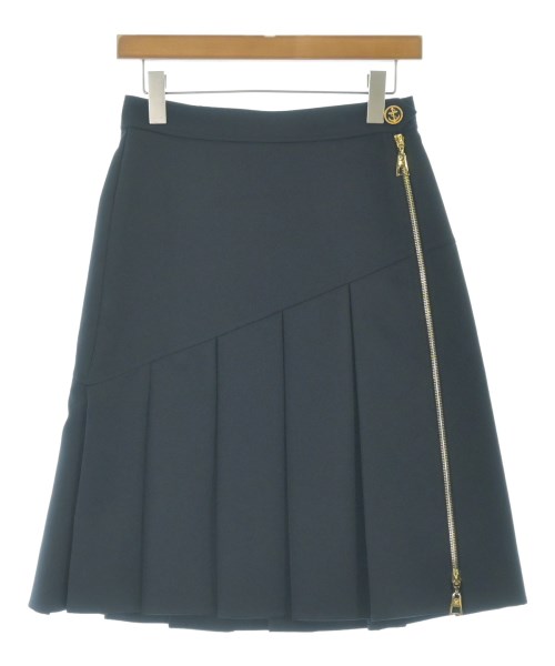 LOUIS VUITTON(ルイヴィトン)ひざ丈スカート 紺 サイズ:36(XS位)/2200670920044
