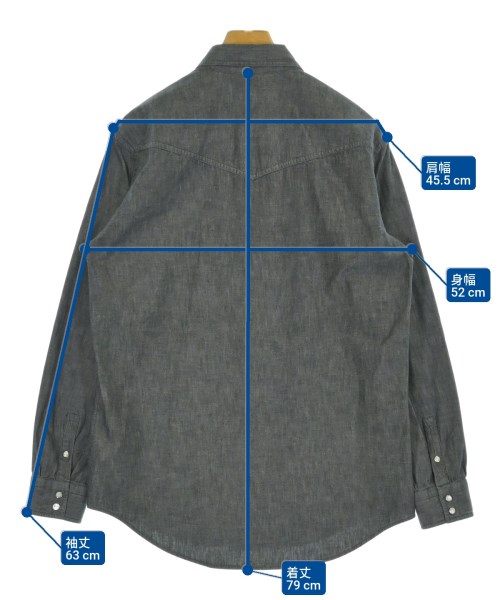 LOUIS VUITTON（ルイヴィトン）カジュアルシャツ グレー サイズ:L メンズ/2200668074223