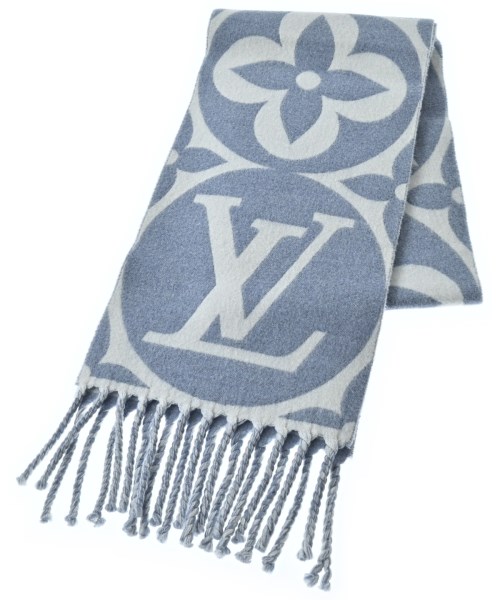 LOUIS VUITTON(ルイヴィトン)マフラー 青 サイズ:-/2200676478143