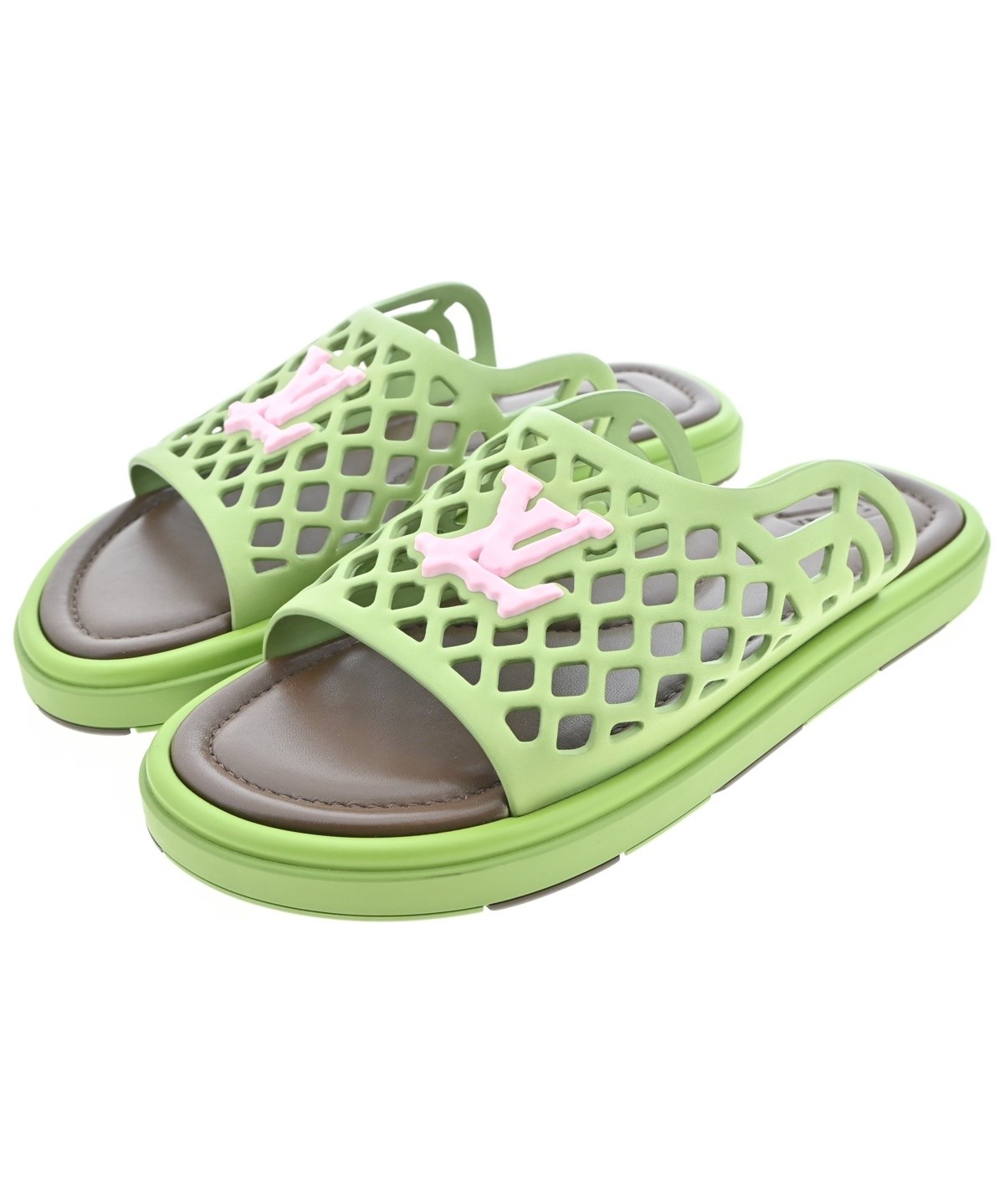 LOUIS VUITTON(ルイヴィトン)サンダル 緑 サイズ:UK7(25.5cm位 LOUIS VUITTON(ルイヴィトン)サンダル 緑 サイズ:UK7(25.5cm位