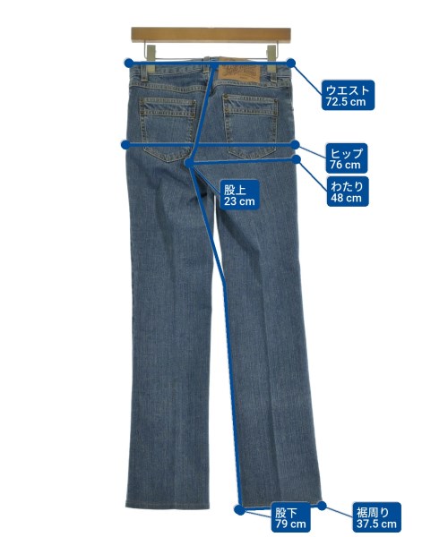LOUIS VUITTON（ルイヴィトン）デニムパンツ 青 サイズ:36(XS位) レディース/2200677415017
