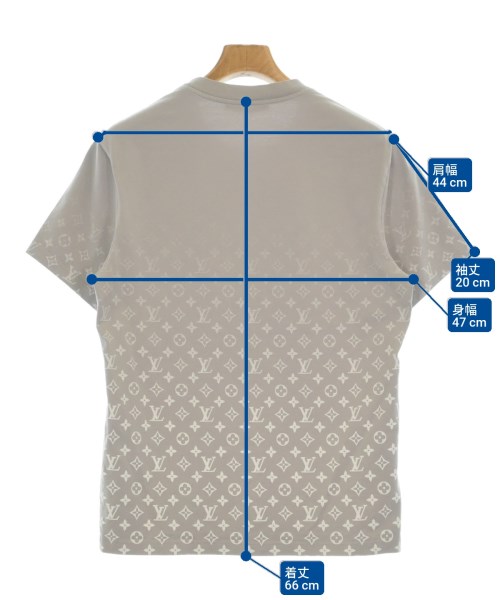 LOUIS VUITTON（ルイヴィトン）Tシャツ・カットソー グレー サイズ:M メンズ/2200677456010