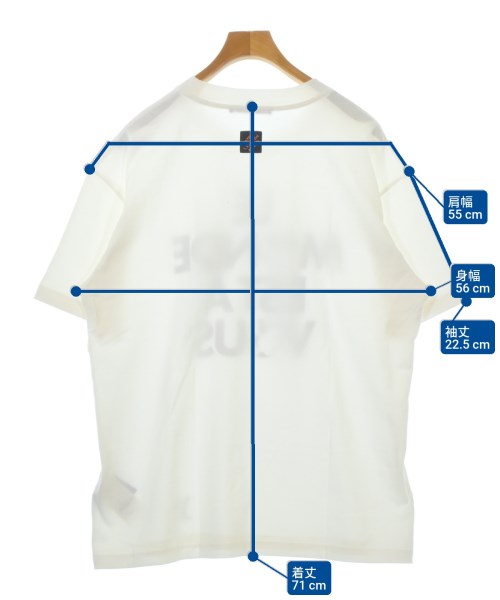 LOUIS VUITTON（ルイヴィトン）Tシャツ・カットソー 白 サイズ:L メンズ/2200678070093