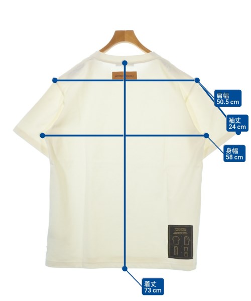 LOUIS VUITTON（ルイヴィトン）Tシャツ・カットソー 白 サイズ:XL メンズ/2200678070116
