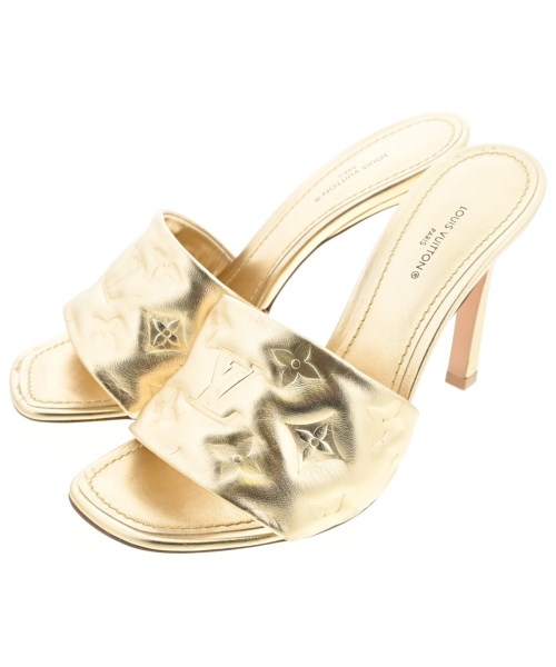LOUIS VUITTON（ルイヴィトン）サンダル ゴールド サイズ:EU37(23.5cm位) レディース/2200677080864