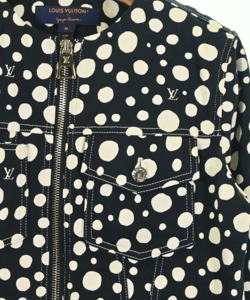 LOUIS VUITTON（ルイヴィトン）デニムジャケット 黒 サイズ:36(XS位) レディース/2200678425268