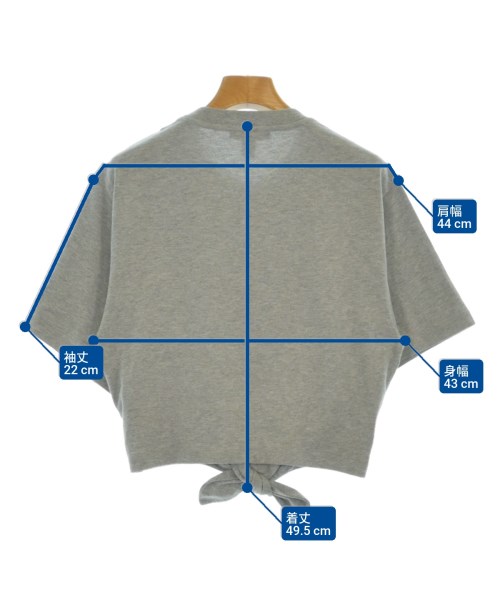 LOUIS VUITTON（ルイヴィトン）Tシャツ・カットソー グレー サイズ:L レディース/2200679544043