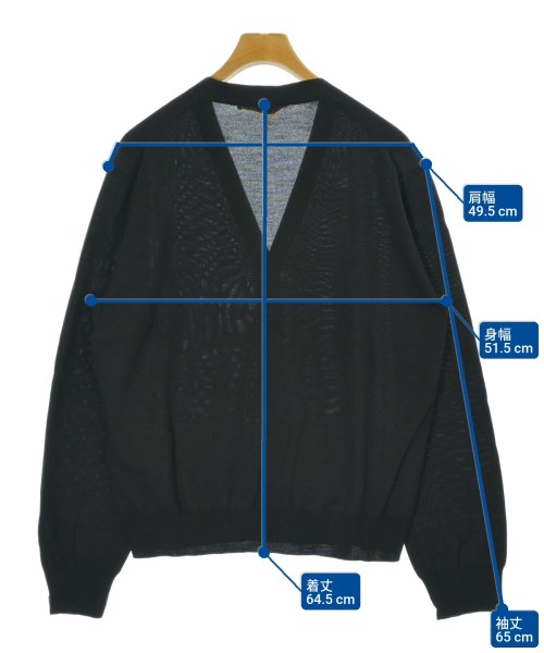 LOUIS VUITTON（ルイヴィトン）カーディガン 黒 サイズ:M メンズ/2200679824046