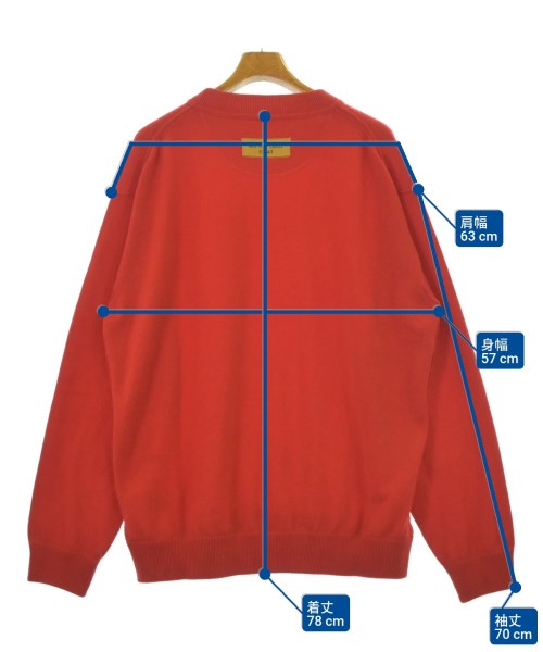 LOUIS VUITTON（ルイヴィトン）ニット・セーター 赤 サイズ:XL メンズ/2200681142152