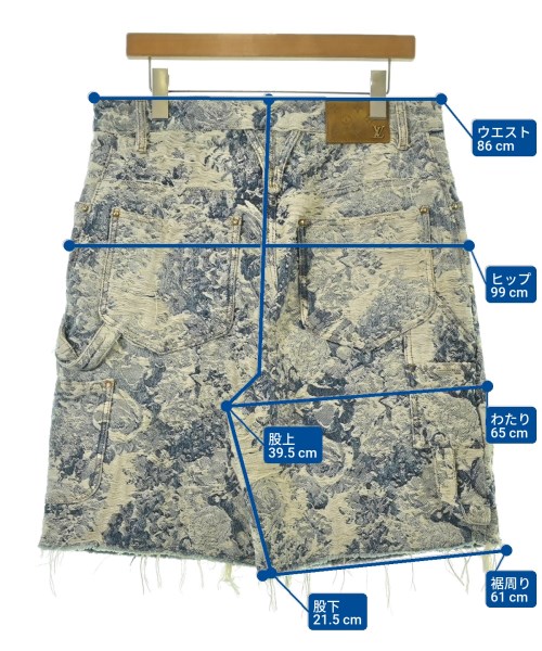 LOUIS VUITTON（ルイヴィトン）ショートパンツ 青 サイズ:36(XXL位) メンズ/2200680961082