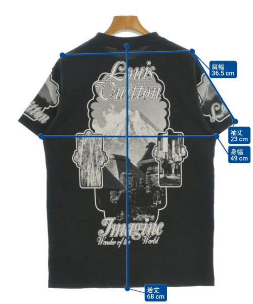 LOUIS VUITTON（ルイヴィトン）Tシャツ・カットソー 黒 サイズ:XS メンズ/2200680546012
