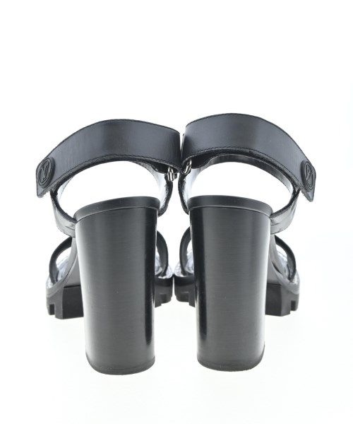 LOUIS VUITTON（ルイヴィトン）サンダル 黒 サイズ:EU37 1/2(24cm位) レディース/2200680546128