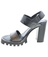 LOUIS VUITTON（ルイヴィトン）サンダル 黒 サイズ:EU37 1/2(24cm位) レディース/2200680546128