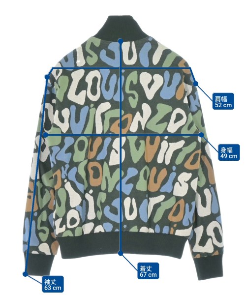 LOUIS VUITTON（ルイヴィトン）カーディガン 緑 サイズ:S メンズ/2200693776079