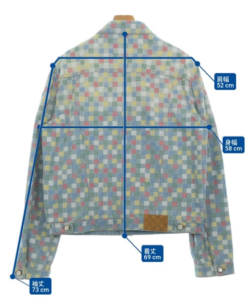 LOUIS VUITTON（ルイヴィトン）デニムジャケット 青 サイズ:56(XXL位) メンズ/2200695072100