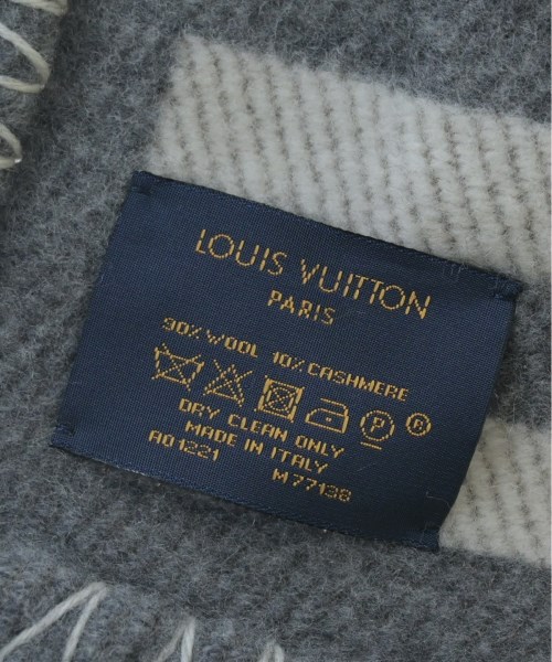 LOUIS VUITTON（ルイヴィトン）マフラー グレー サイズ:- レディース/2200698243255