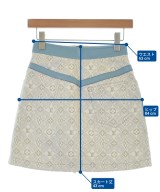 LOUIS VUITTON（ルイヴィトン）ミニスカート 白 サイズ:34(XXS位) レディース/2200691298016