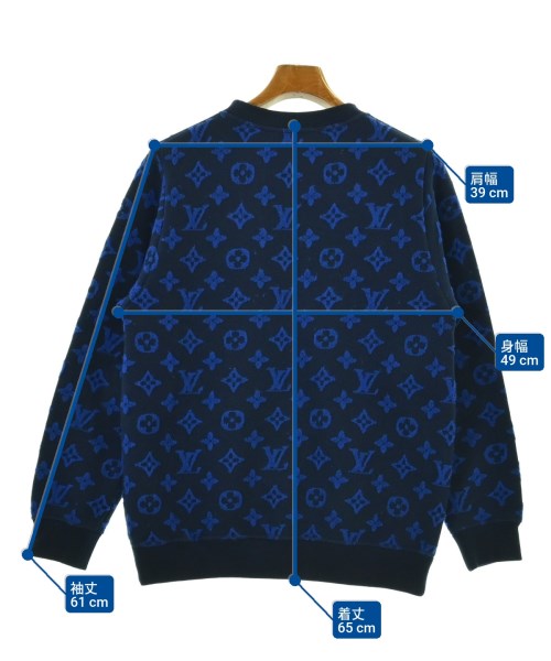 LOUIS VUITTON（ルイヴィトン）スウェット 紺 サイズ:XS メンズ/2200699143011