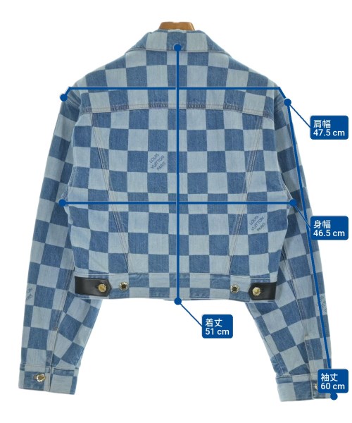 LOUIS VUITTON（ルイヴィトン）デニムジャケット 青 サイズ:34(XXS位) レディース/2200696935046
