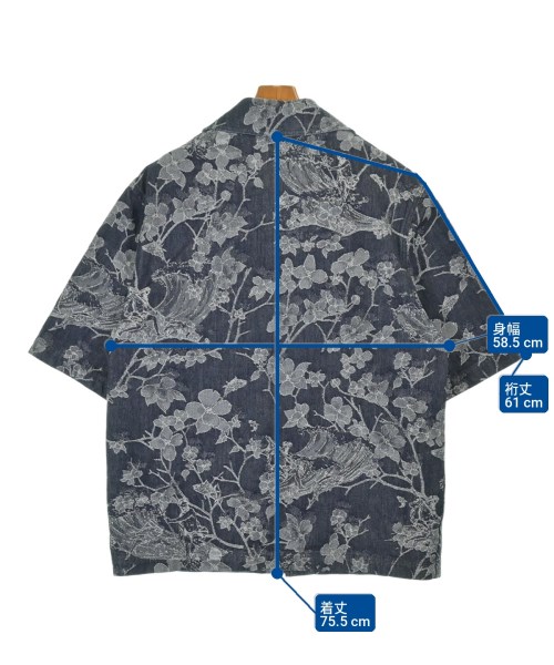 LOUIS VUITTON（ルイヴィトン）カジュアルシャツ 紺 サイズ:XL メンズ/2200696935077