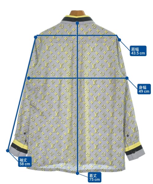 LOUIS VUITTON（ルイヴィトン）カジュアルシャツ グレー サイズ:36(XS位) レディース/2200696935114