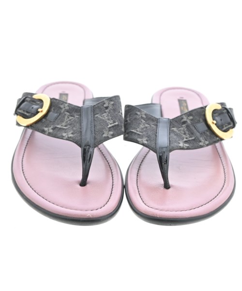 LOUIS VUITTON（ルイヴィトン）サンダル グレー サイズ:37(23.5cm位) レディース/2200699945028