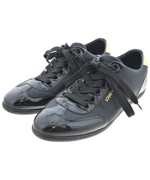 LOUIS VUITTON(ルイヴィトン)スニーカー 黒 サイズ:38(24.5cm位)/2200699945059