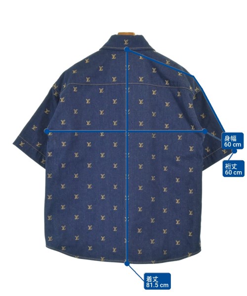 LOUIS VUITTON（ルイヴィトン）カジュアルシャツ 紺 サイズ:XL メンズ/2200700428021