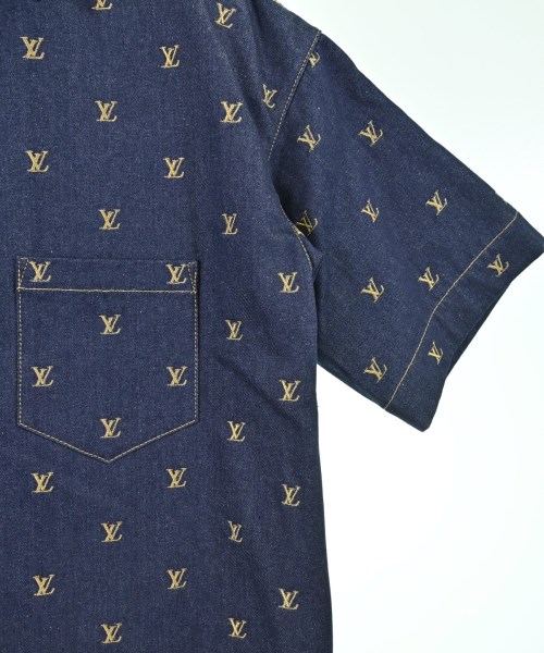 LOUIS VUITTON（ルイヴィトン）カジュアルシャツ 紺 サイズ:S メンズ/2200700450060