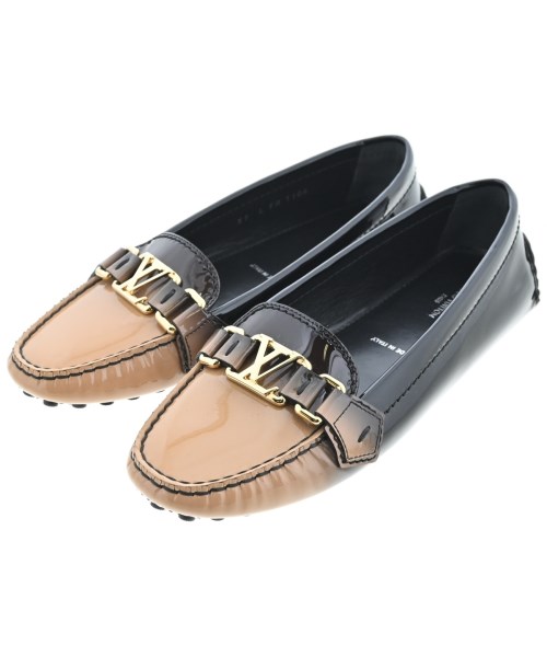 LOUIS VUITTON(ルイヴィトン)ドレスシューズ/ローファー ベージュ サイズ:EU37(23.5cm位)/2200655343028