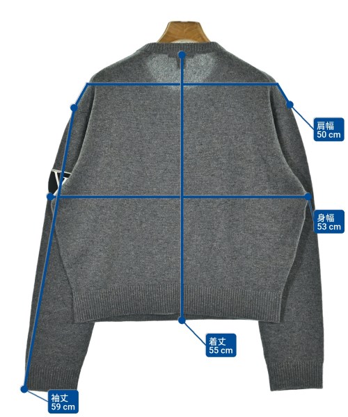 LOUIS VUITTON（ルイヴィトン）ニット・セーター グレー サイズ:M レディース/2200655075219