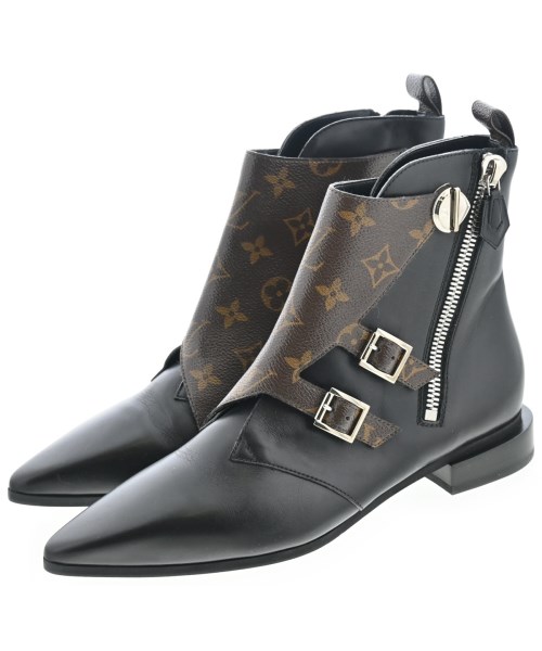 LOUIS VUITTON(ルイヴィトン)ブーツ 黒 サイズ:EU38 1/2(25cm位)/2200655353119