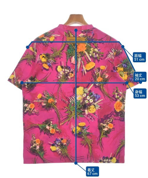 LOUIS VUITTON（ルイヴィトン）Tシャツ・カットソー ピンク サイズ:S メンズ/2200655636038