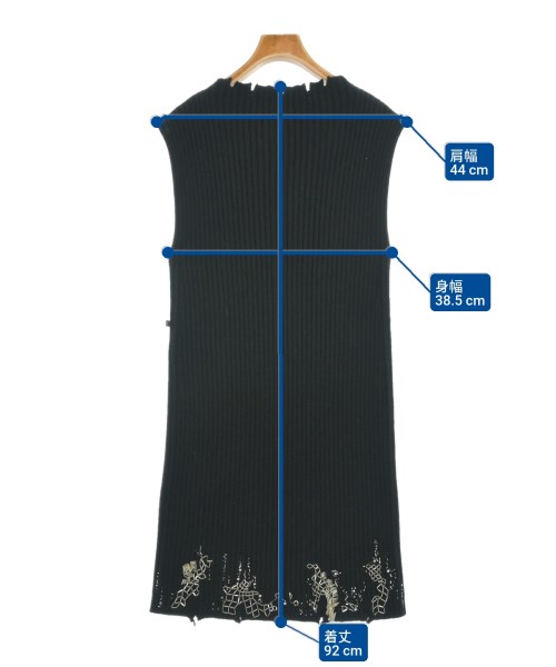 LOUIS VUITTON（ルイヴィトン）ワンピース 黒 サイズ:-(S位) レディース/2200655636069