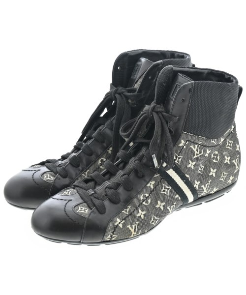 LOUIS VUITTON(ルイヴィトン)スニーカー 黒 サイズ:EU38 1/2(25cm位)/2200656180011