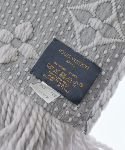 LOUIS VUITTON（ルイヴィトン）マフラー グレー サイズ:- レディース/2200641254123