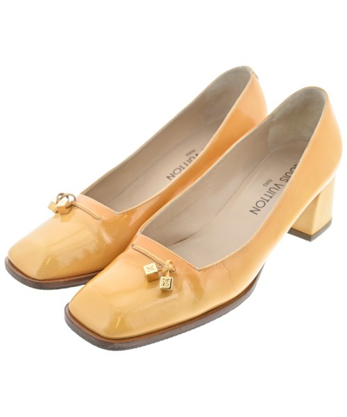 LOUIS VUITTON(ルイヴィトン)パンプス 黄 サイズ:EU38(24.5cm位)/2200657042042